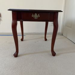 Large Wood Side Table