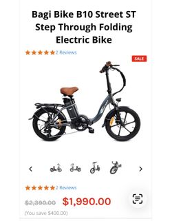 2 bags electric bikes B10