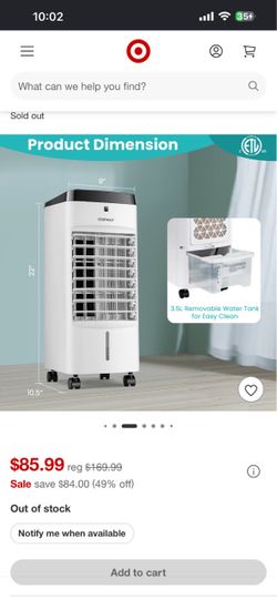 Cost way air cooler