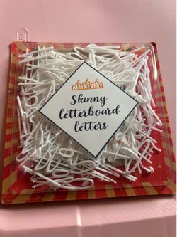 Skinny Letterboard Letter Set