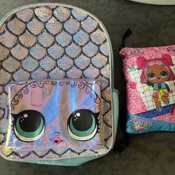Lol Surprise School Backpack And Supplies Organizer