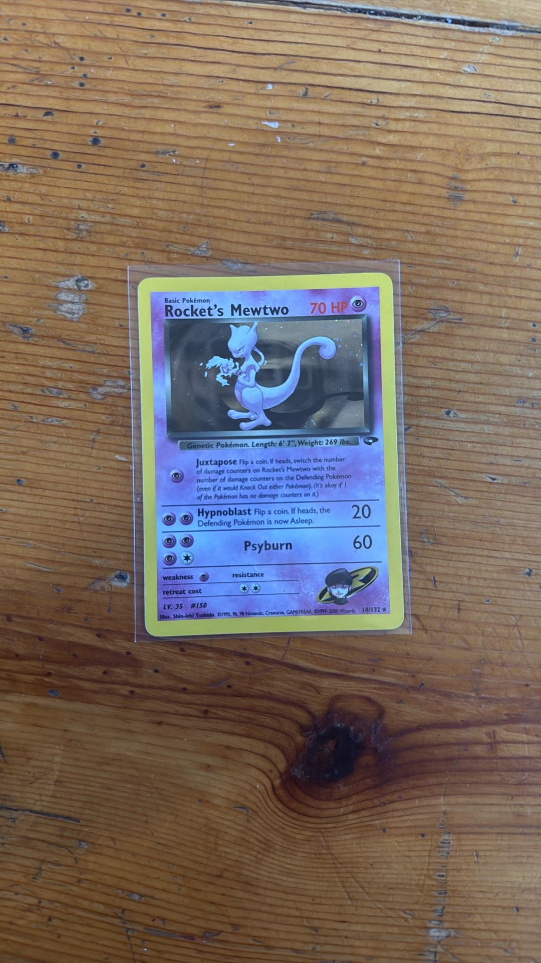 Rocket’s Mewtwo Gym Challenge 2000 Holo 14/132