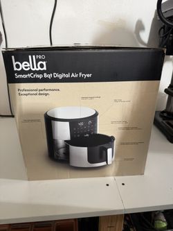bella PRO - SmartCrisp 8-qt. Touchscreen Air Fryer - Stainless Steel