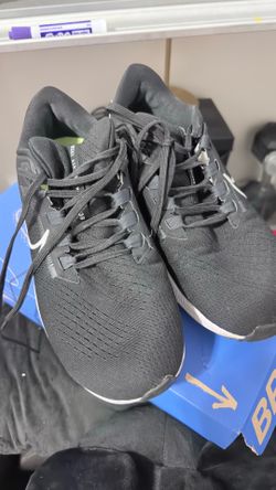Nike Air Zoom Pegasus 38 Black White Women's 9