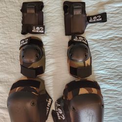 Killer Pads 187 Skateboarding Gear Kids Size S/M