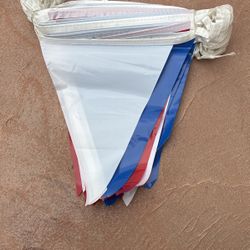 Red/White/Blue Pennant Flags 