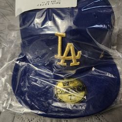 New Era Los Angeles Dodgers Thank You Jackie 2.0 59FIFTY Fitted Hat Size 7 1/2