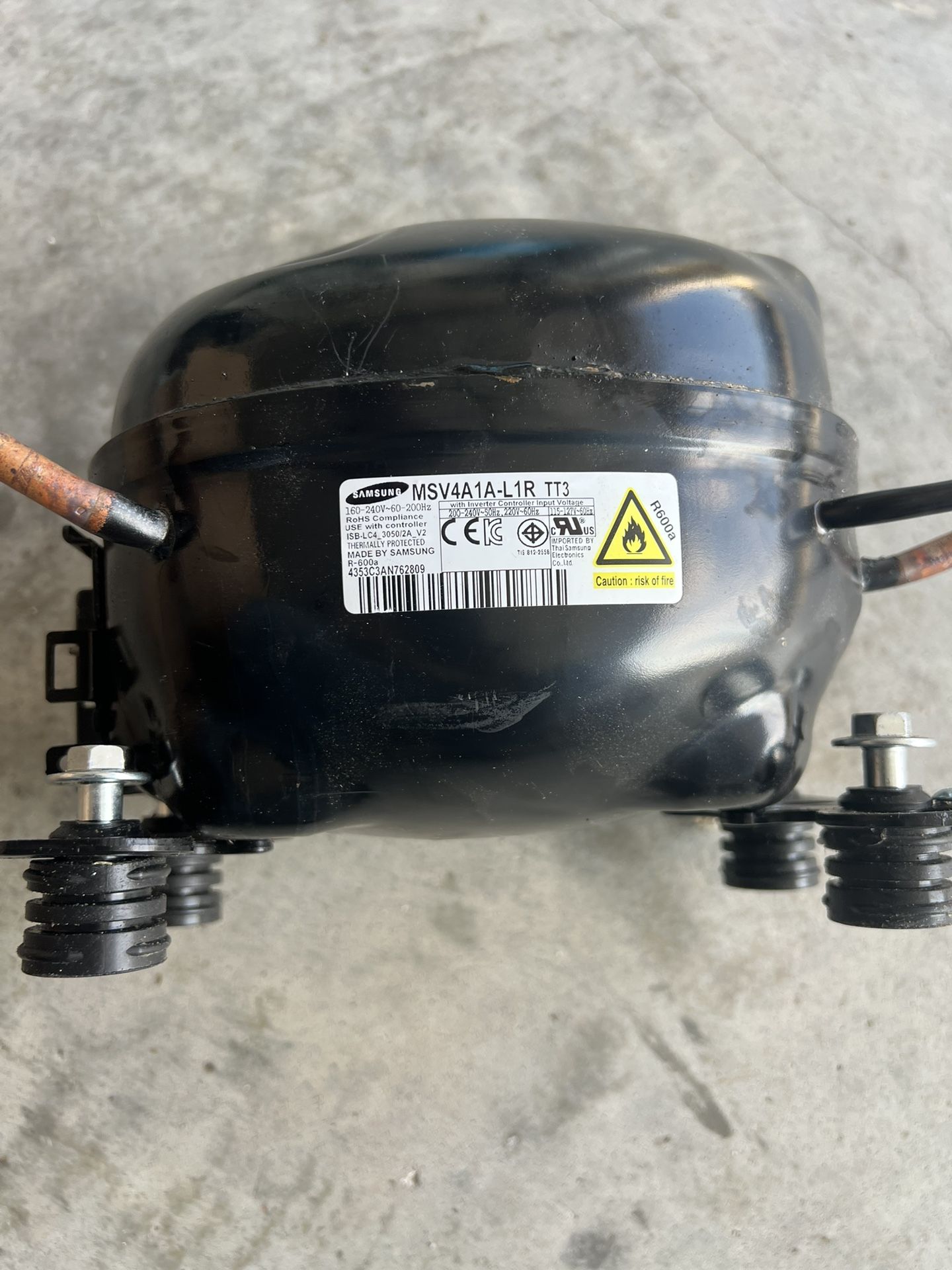 Samsung Refrigerator Compressor R600a for Sale in Houston, TX - OfferUp