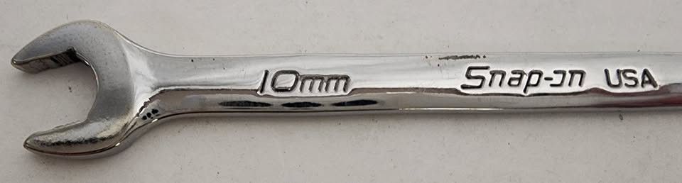 Snap-on Tools USA 10mm Metric Reversible Ratcheting Combo Wrench SOXRRM10
