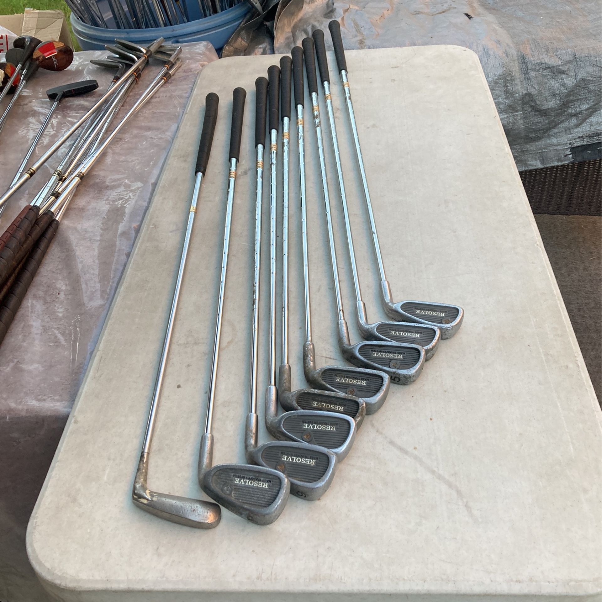 Golf Clubs Dunlap Irons & Putter. $20  RH 