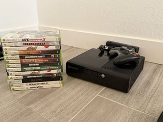 Xbox 360 And Games Bundle. I Have Some Games Without Cases As Well That You Can Have If I Can Find Them Free Delivery 