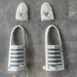 1951 Chevy Deluxe Belair Marker Bezel And Lens