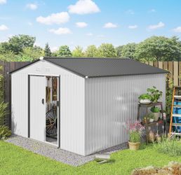 11x9 METAL SHED WITH FOUNDATION KIT