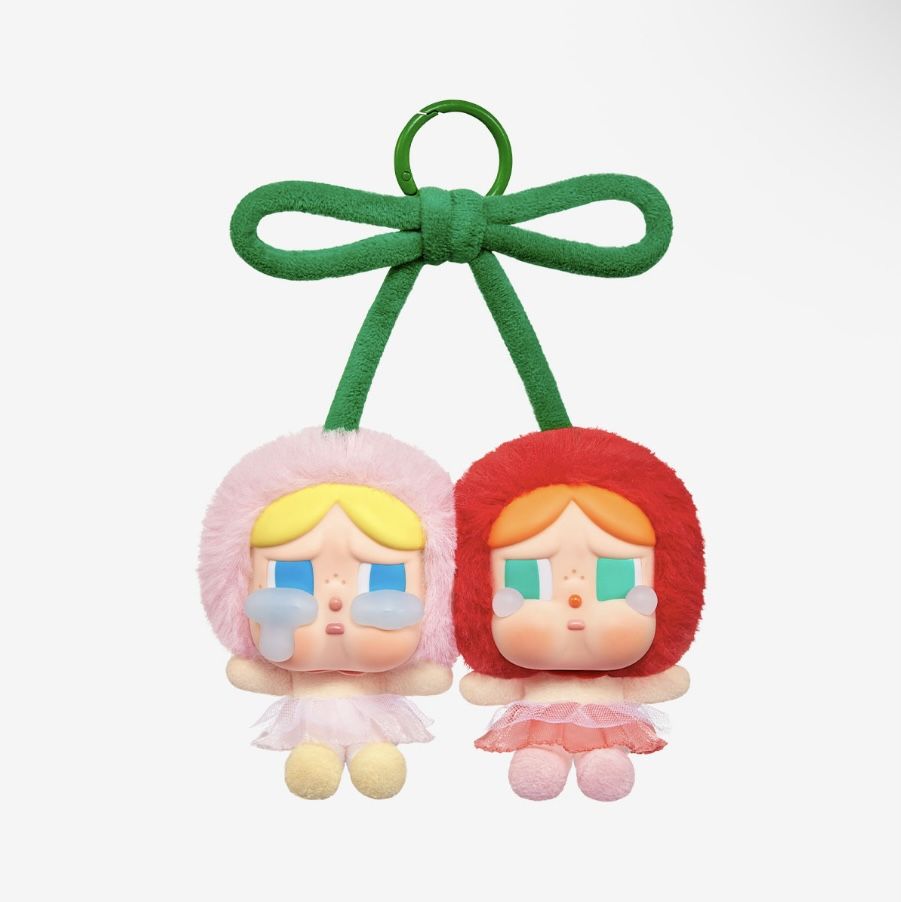 CryBaby Crying For Love Series-Vinyl Plush Hanging Card (Love You Cherry Much)