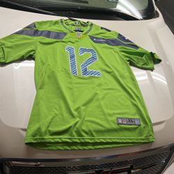 Seattle Seahawks Green/blue XL #12 Fan NFL Jersey