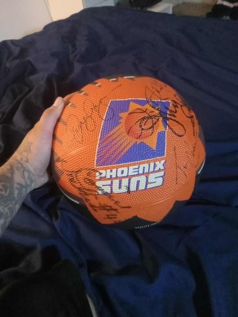 Signed Phoenix Sun's Basketball