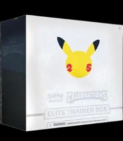 Celebrations Elite Trainer Box POKEMON 25th anniversary