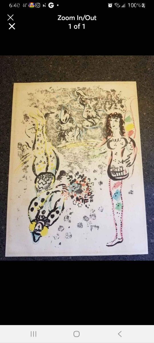 Chagall Lithograph