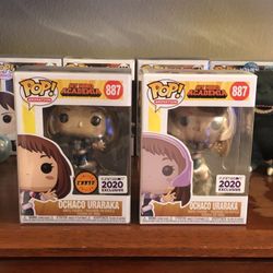 Funko Pop Ochaco Uraraka Chase & Regular Funimation Exclusive Bundle Deal