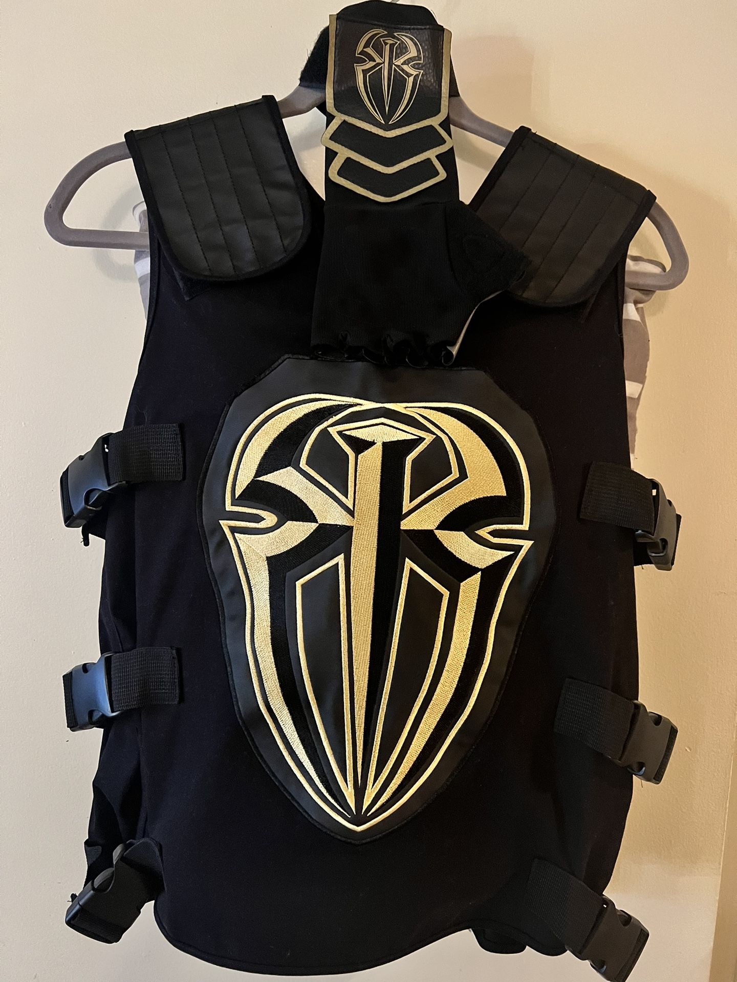 WWE Heavyweight Champ Roman Reigns Shield Vest And Glove