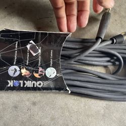 Microphone cord XLR female to jack male  30 ft 