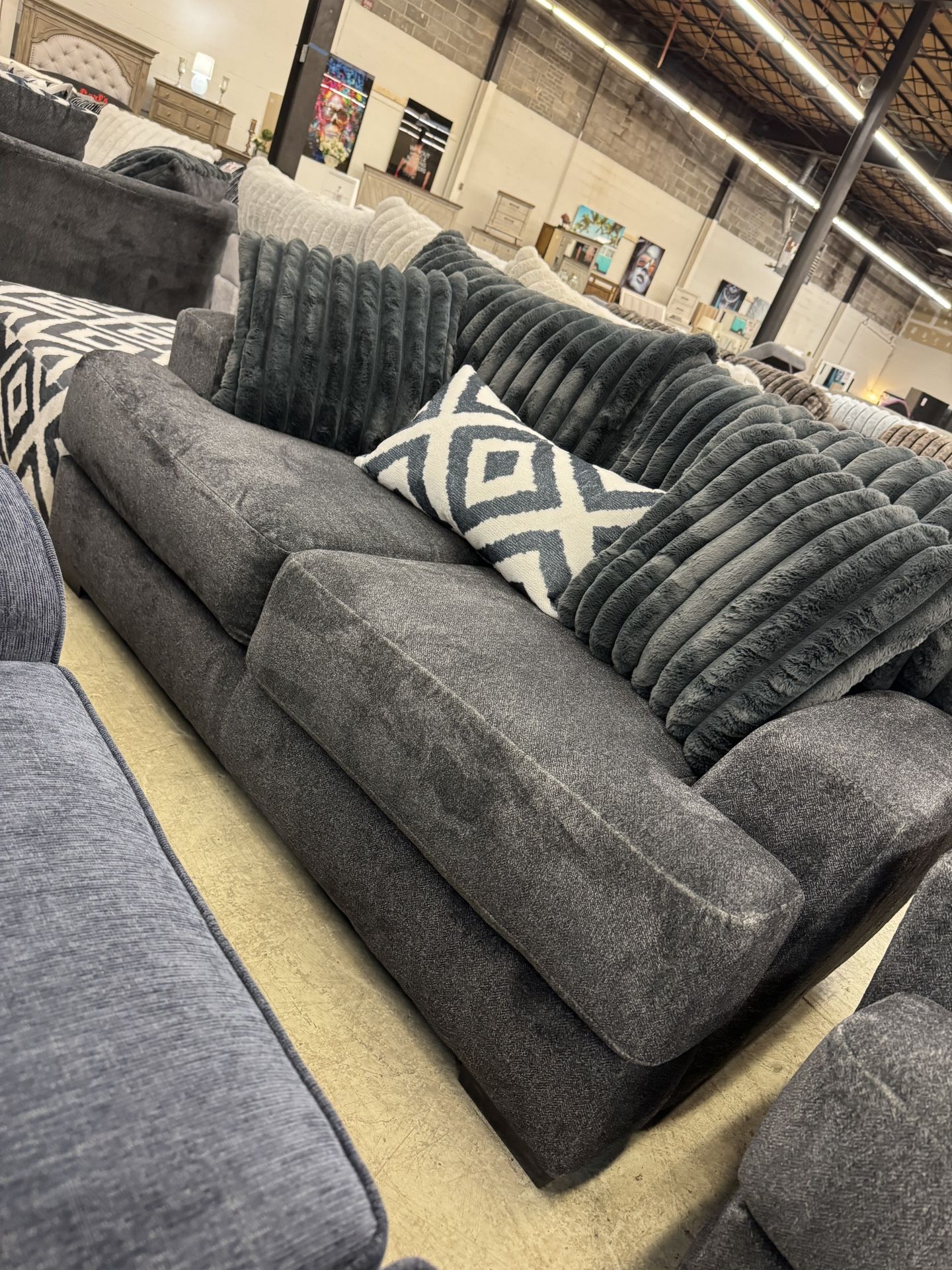 Loveseat, Chair And Cocktail Ottoman 