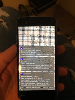 Cracked I phone 6