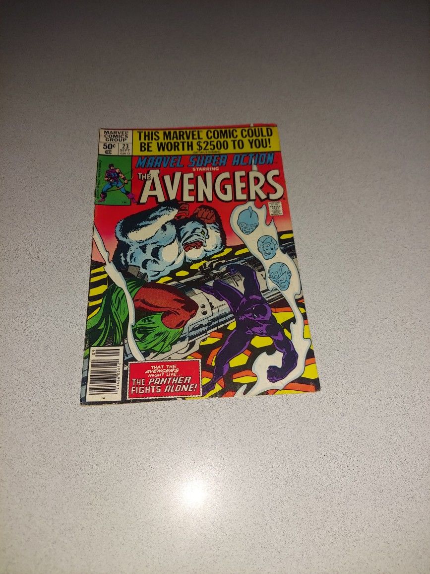 VINTAGE 1980 MARVEL SUPER ACTION STARRING THE AVENGERS #23 COMIC