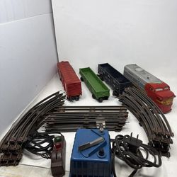Lionel train set 8020 santa fe locomotive cars combo Check Photos UNTESTED
