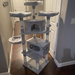 New 5 Foot Cat Tree Scratching Post 