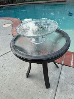 Vintage Glass Cake stand