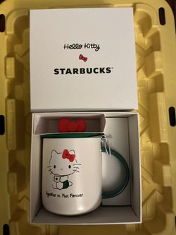 Hello Kitty Starbucks Mug With Lid