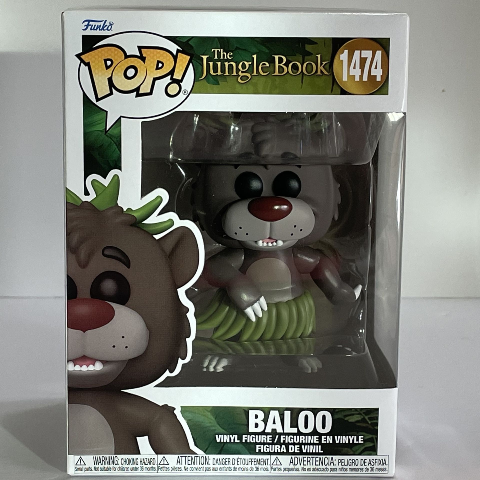1474 Hula Baloo Funko Pop 2023 Disney The Jungle Book MIB