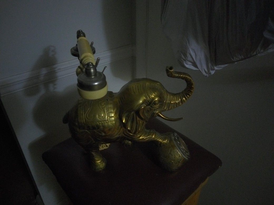 Rare Brass Elephant Phon Vintage
