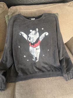 DISNEY HALLOWEEN WINNIE THE POOH CREWNECK POOH BAT SWEATSHIRT PLUS SIZE DISNEY