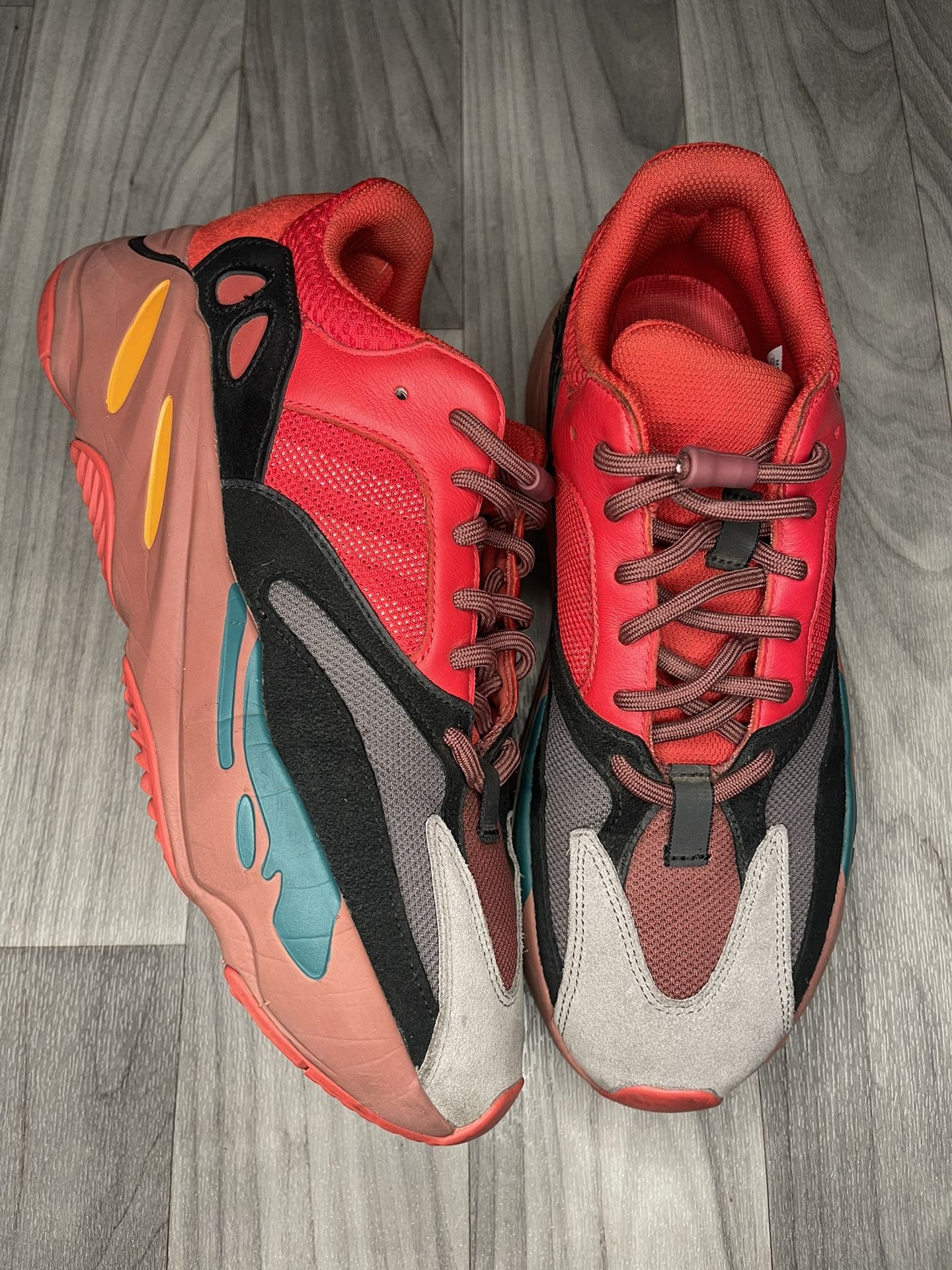 Hi-res Red Yeezy 700s