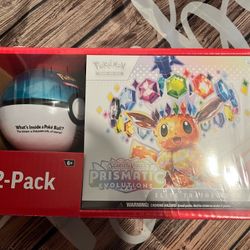 2 Pack pokeball & prismatic etb