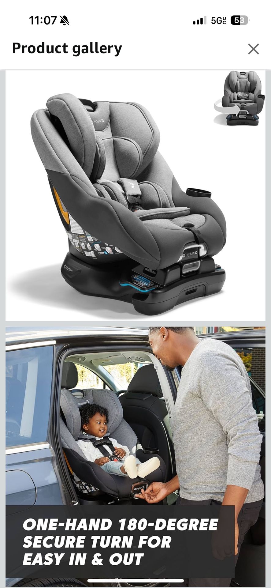 Convertible Car Baby Jogger City Car Seat Baby Jogger City GO Air