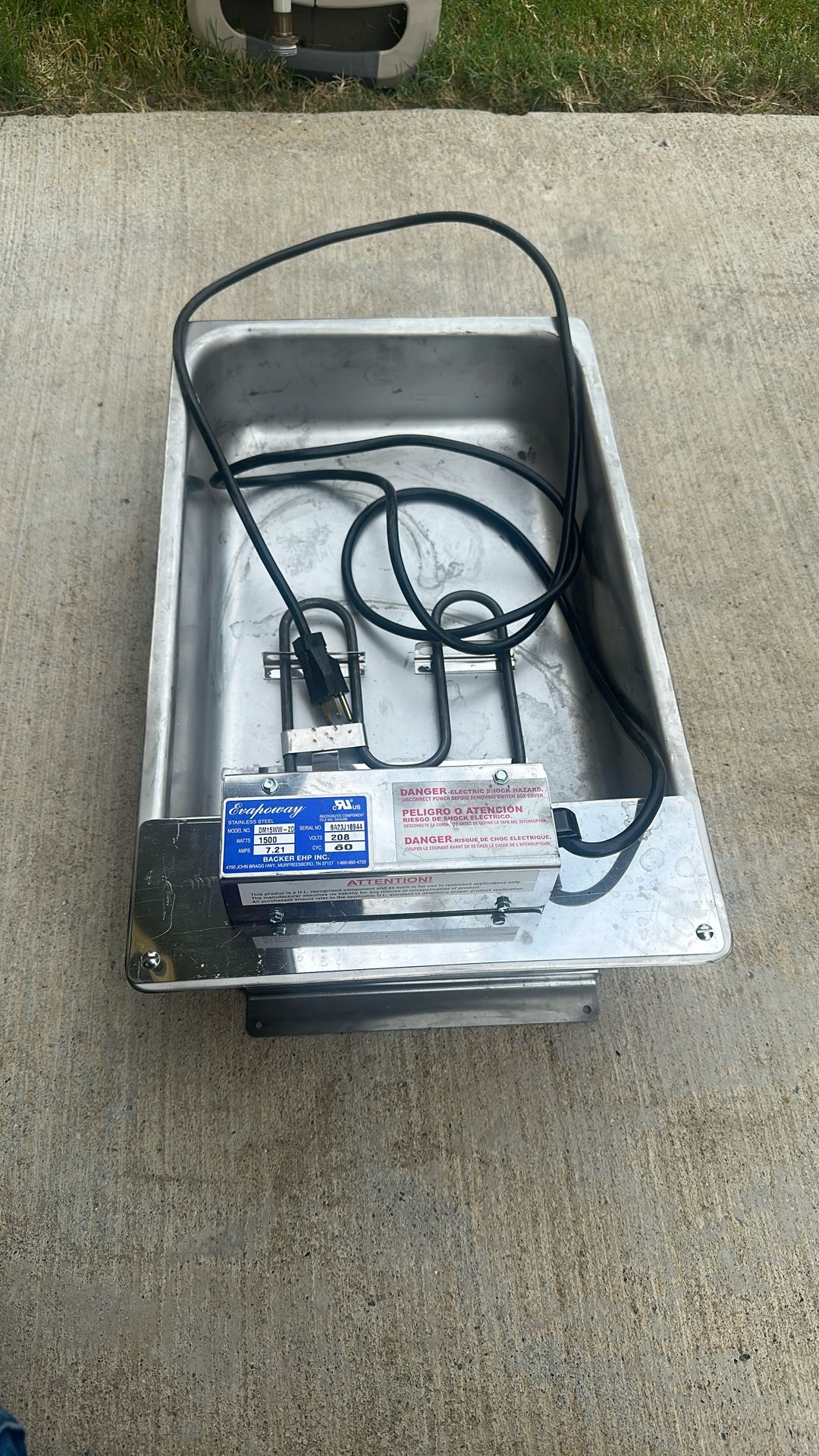 Condensate Pan Heater