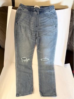 Abercrombie Kids Distressed Jogger Jeans Youth Boys Size 13/14