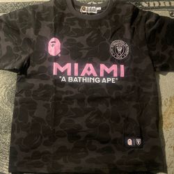 inter x bape jersey tee