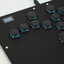 Haute42 HautePad R16 Black Leverless Controller Arcade Stick