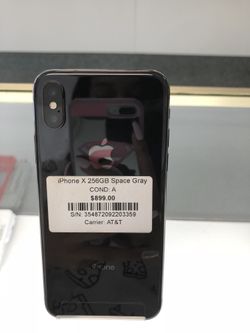 SPACE GRAY IPHONE X WITH 256GB! (AT&T,CRICKET,NET10,H2O,STARIGHT TALK,TracFone)