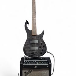 🎸 Peavey Millennium 5-String Bass + Fender Amp + Strap - Bundle / Full Setup