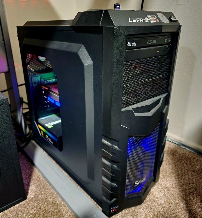 Custom Powerful Gaming PC (1080 Ti, Ryzen 9 5900X, 32 GB DDR4, 3 TBs from SSDs, AMD AM4 B450M Motherboard, 850W Gold PSU, Wi-Fi and Bluetooth)