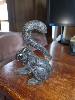 Cast Iron Squirrel Nutcracker