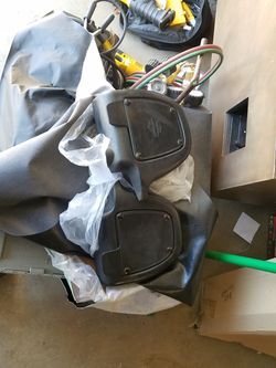 Harley Davidson OEM storage compartments
