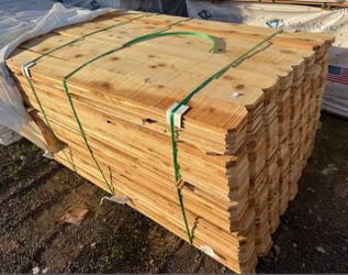Sierra Pacific Cedar Dog Eared Fence Pickets