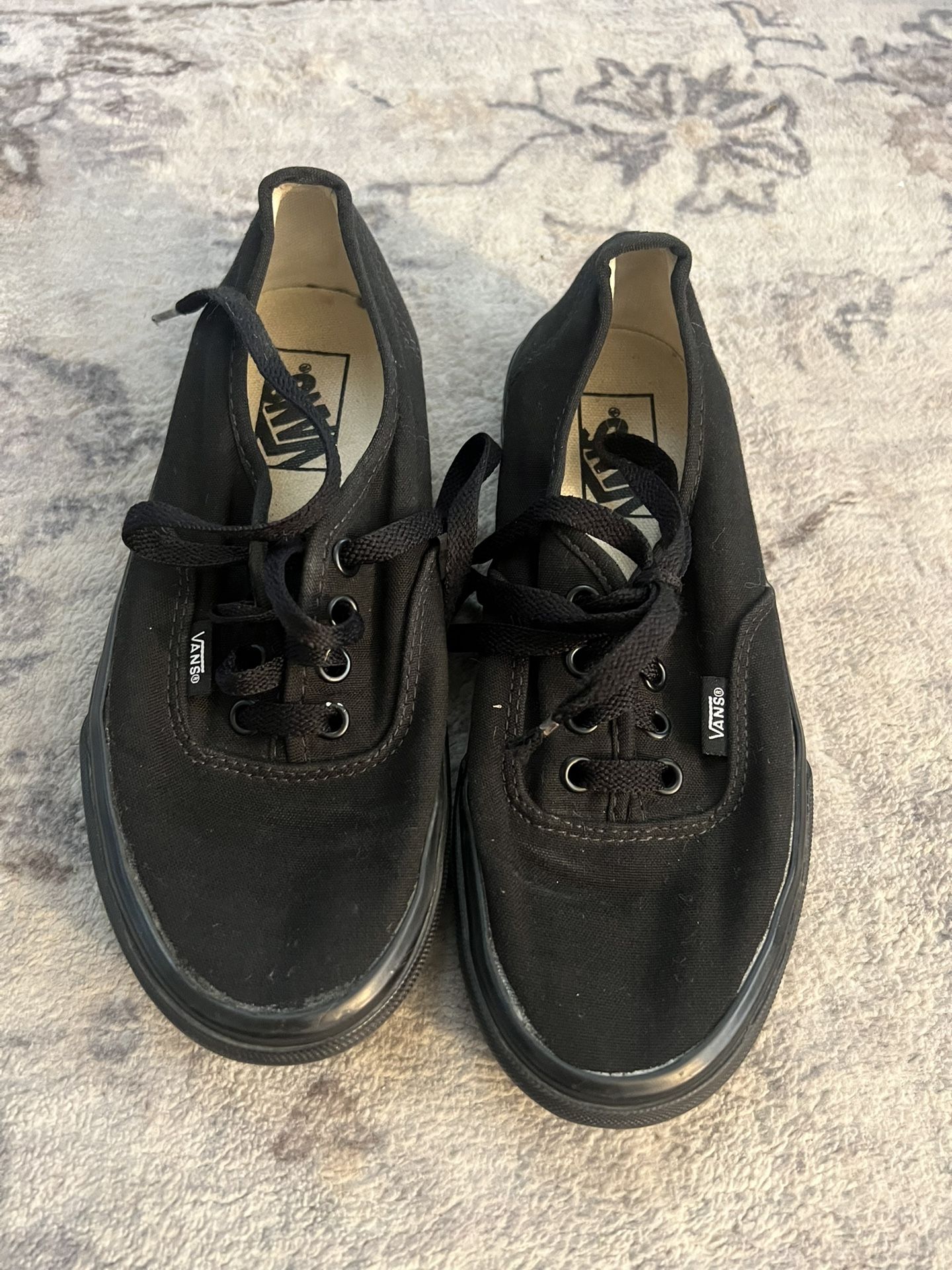 Classic Black Vans 6.5 Women Never Used