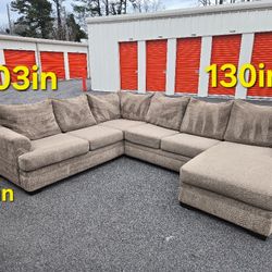 FREE DELIVERY Reversible Couch Sofa Sectional Chaise 3 PC